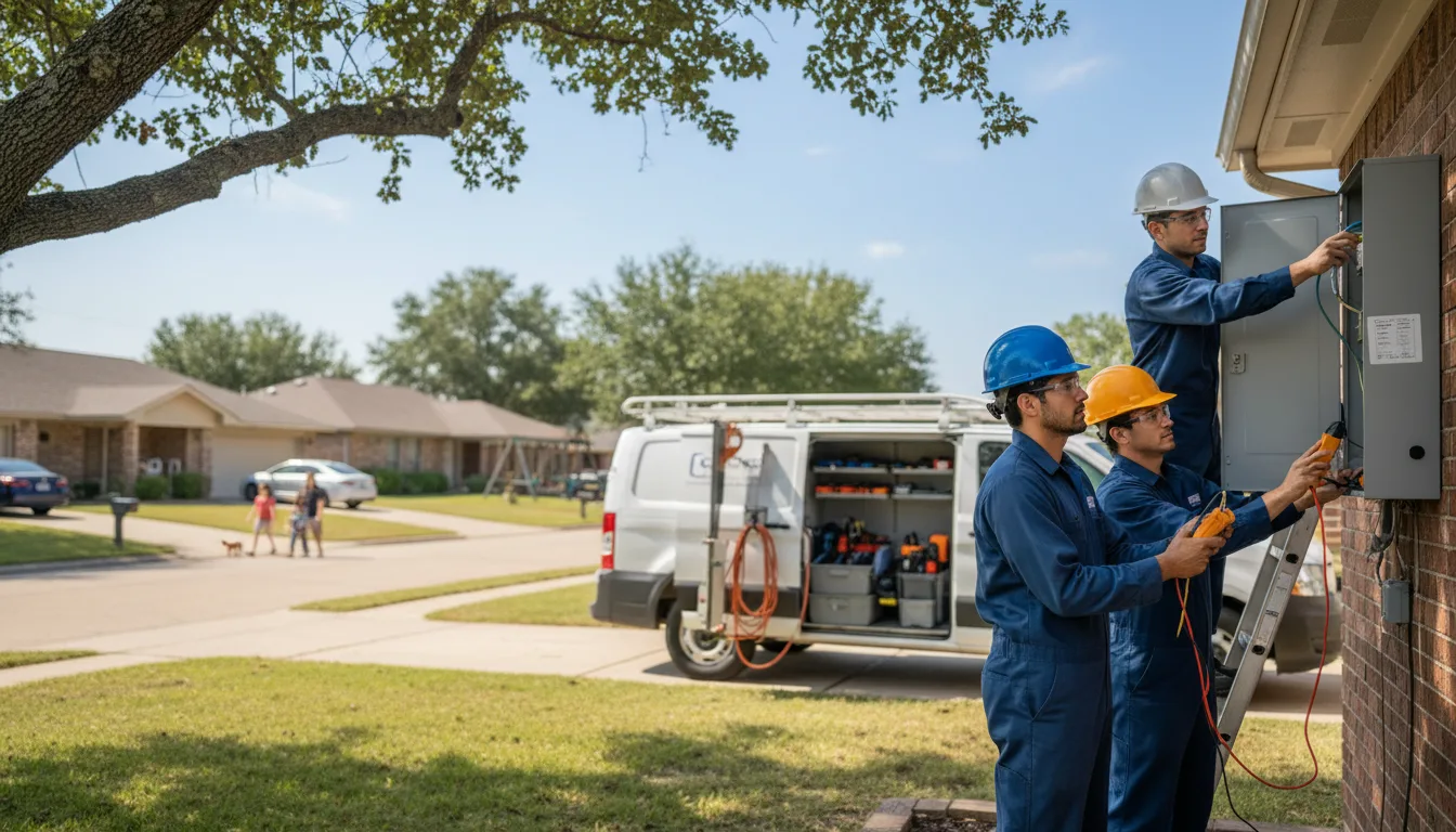 Certified electrician providing emergency electrical services in South Wayne, WI